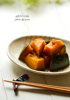 かぼちゃの煮付け-レシピのメイン写真