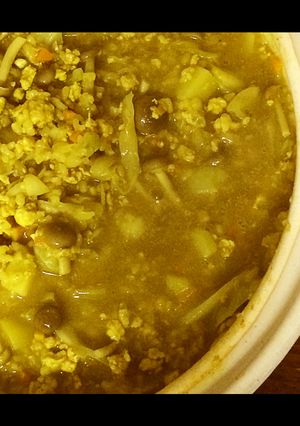 本格スパイスでつくる「キーマカレー雑炊」-レシピのメイン写真