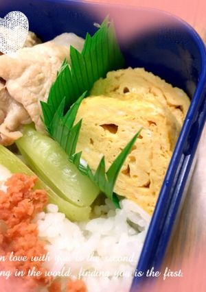 時短！お弁当にだし巻き玉子焼き-レシピのメイン写真