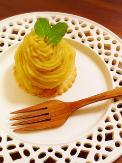 焼き芋で簡単5分!さつまいもモンブラン♡-レシピのメイン写真