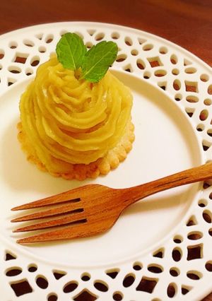 焼き芋で簡単5分！さつまいもモンブラン♡-レシピのメイン写真