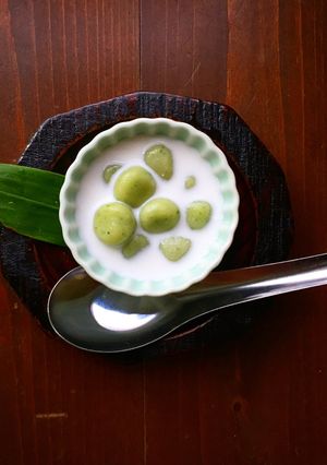 パクチー団子のココナッツお汁粉-レシピのメイン写真