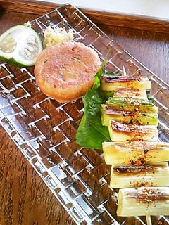 長ネギの味噌マヨ焼きとがんも焼き-レシピのメイン写真