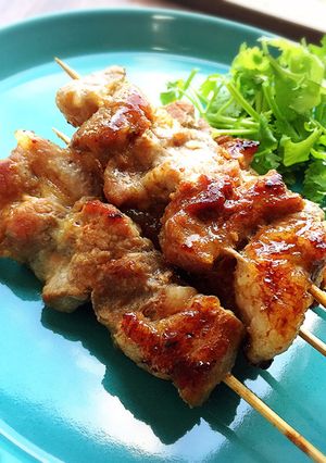 タイ風豚肉の串焼き　-レシピのメイン写真