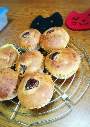きな粉と栗のカップケーキ-レシピのメイン写真