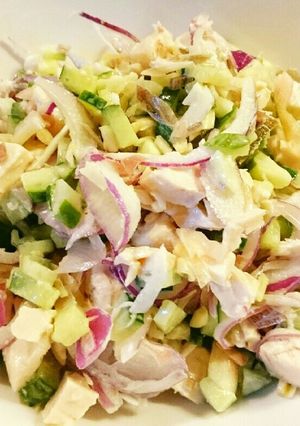 蒸し鶏胸肉と野菜の簡単サラダ-レシピのメイン写真