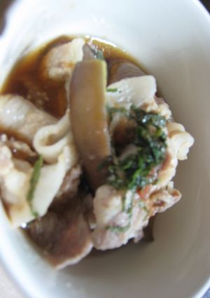 なすと豚しゃぶの梅肉だれ-レシピのメイン写真