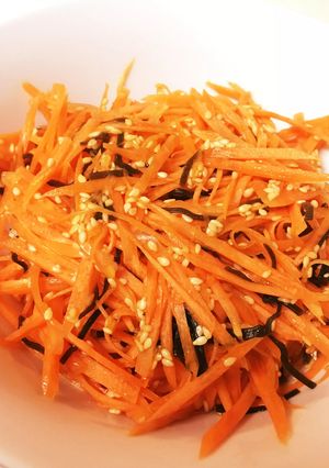 5分 簡単 ニンジンの塩昆布和え-レシピのメイン写真