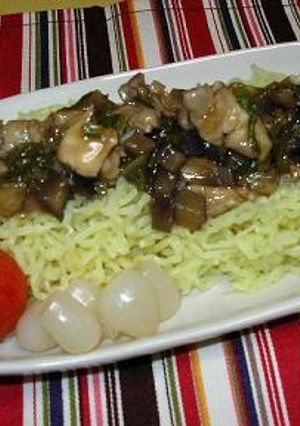 マーボなす風冷麺-レシピのメイン写真