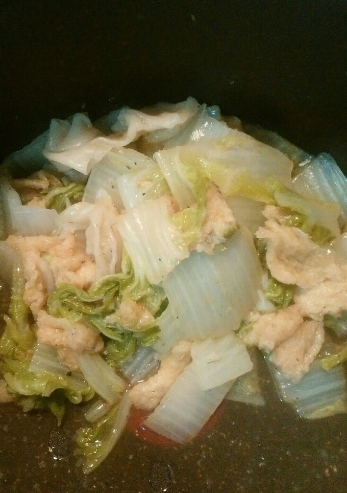 白菜とあげのうま煮-レシピのメイン写真