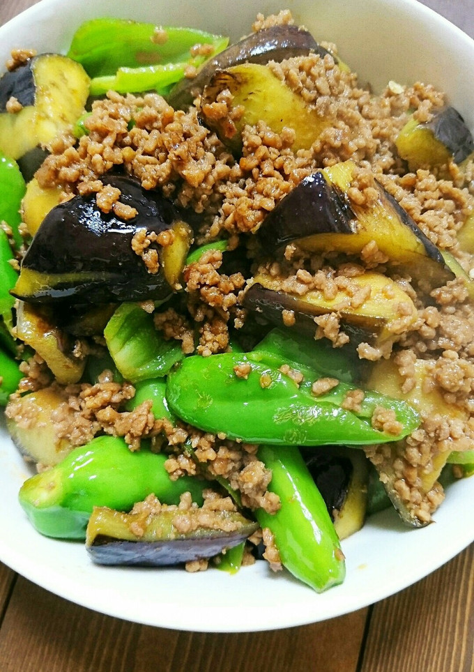 甘長とうがらしと茄子の肉味噌炒め-レシピのメイン写真