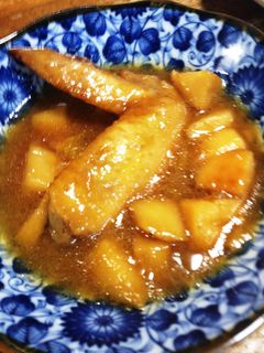 鶏手羽と里芋の甘辛煮-レシピのメイン写真