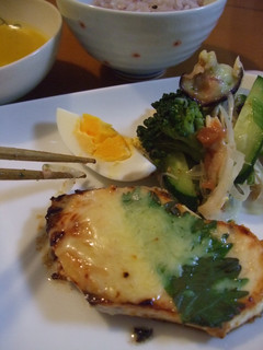 味噌漬けめかじきのしそチーズ焼き-レシピのメイン写真