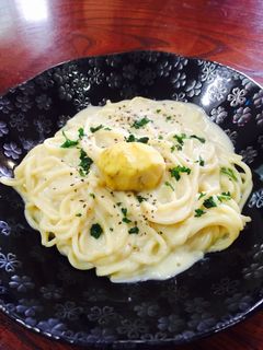 栗のクリーミーパスタ☆☆-レシピのメイン写真