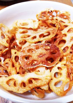 切ってあげるだけ♬レンコンチップス♬-レシピのメイン写真