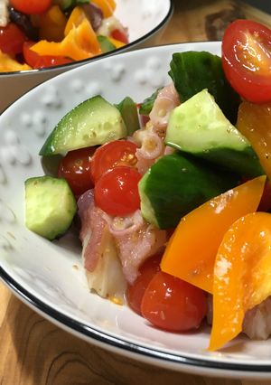 タコとカラフル野菜のサラダ-レシピのメイン写真