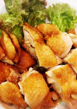 ヨシダ グルメのたれで鶏もも肉レンジ焼き-レシピのメイン写真