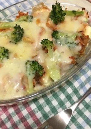 簡単すぎ！お豆腐のキムチグラタン-レシピのメイン写真