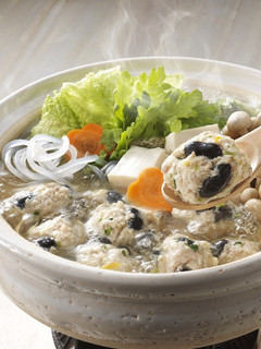 簡単黒豆のつくね鍋-レシピのメイン写真
