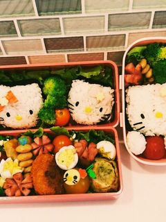 キティちゃん おにぎり-レシピのメイン写真