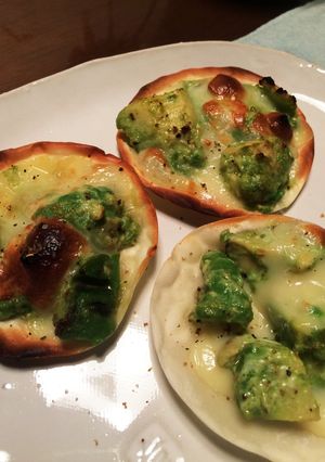 餃子の皮deアボカドピザ？-レシピのメイン写真