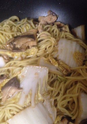 鍋材料の残りで!お魚焼きそば-レシピのメイン写真
