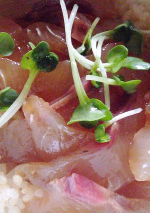 創味のつゆで！ツバスの漬け丼玄米ver.-レシピのメイン写真