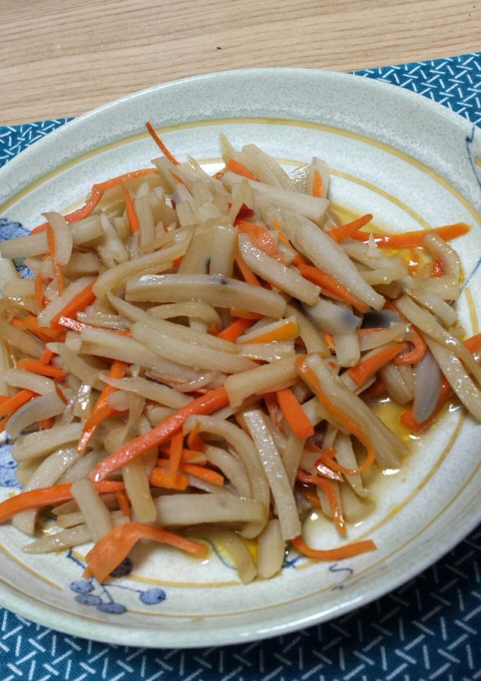 縦切りで食感変化!簡単!!蓮根きんぴら☆-レシピのメイン写真