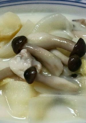 ミルフィーユ鍋の残り出汁でシチューに変身-レシピのメイン写真