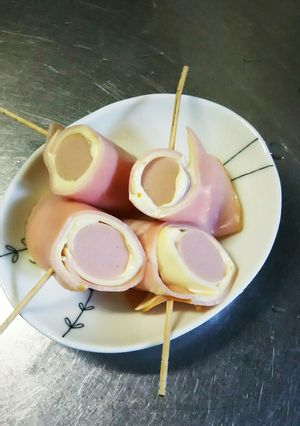 お弁当に魚肉ソーセージのハム巻き-レシピのメイン写真