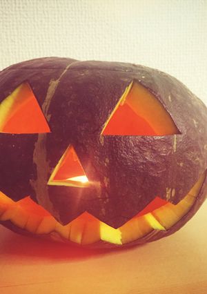 かぼちゃのランタン-レシピのメイン写真