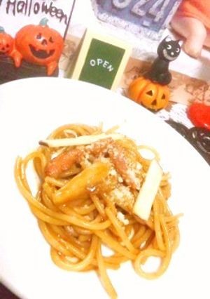 レトルトで余ったソースＤＥパスタ-レシピのメイン写真