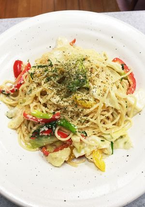明太クリームパスタ-レシピのメイン写真