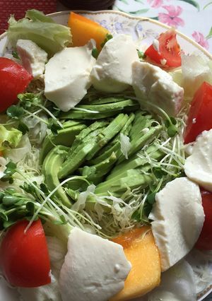 豆腐サラダにアボガドつけちゃったサラダ-レシピのメイン写真