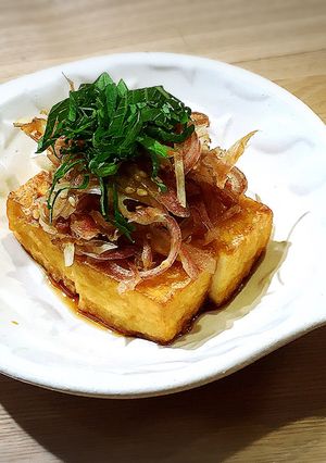 超簡単★厚揚げのみょうが乗せ★あと一品!-レシピのメイン写真