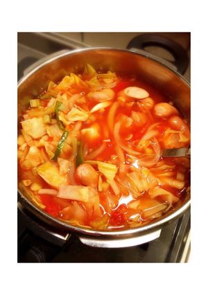 dietのためのトマトベース野菜スープ✨-レシピのメイン写真