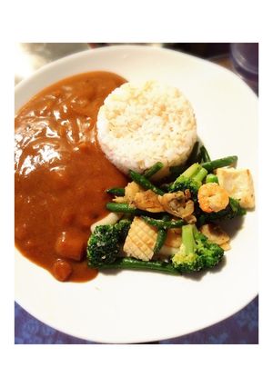 市販ルーにひと手間！カフェ風カレー✨-レシピのメイン写真