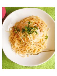 さっぱりポン酢で♪おろしとツナのパスタ✨-レシピのメイン写真