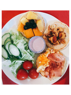 簡単朝食♪マフィンプレート✨-レシピのメイン写真