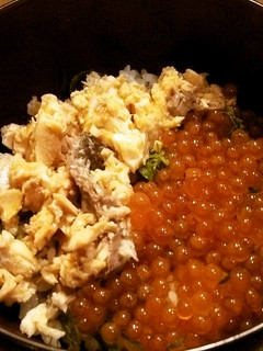 鮭とイクラの親子丼-レシピのメイン写真