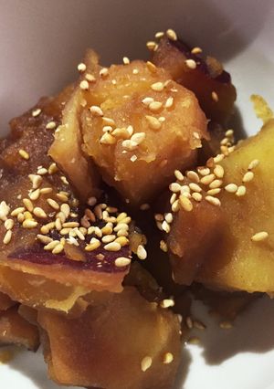 めんつゆ de サツマイモの煮物-レシピのメイン写真