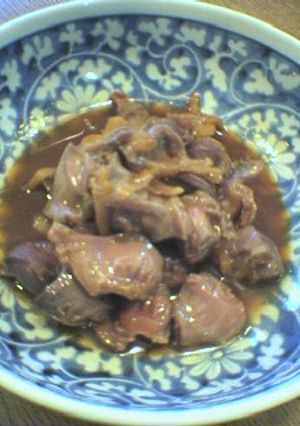 食感コリコリ!!砂ズリ醤油煮-レシピのメイン写真