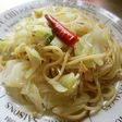 しらすとキャベツの和風ペペロンチーノ
