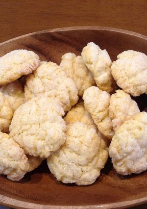 ココナッツオイルでメロンパン風クッキー-レシピのメイン写真