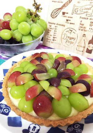 生クリーム無し ぶどうのタルト-レシピのメイン写真