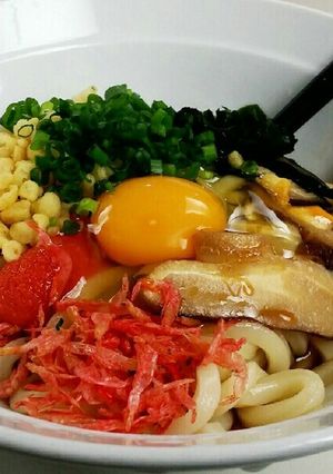 釜玉うどん-レシピのメイン写真