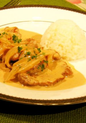 鶏肉ステーキ照り焼きクリームソース-レシピのメイン写真