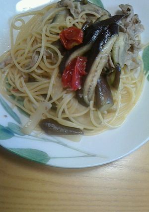 秋ナスの和風スパゲッティ-レシピのメイン写真
