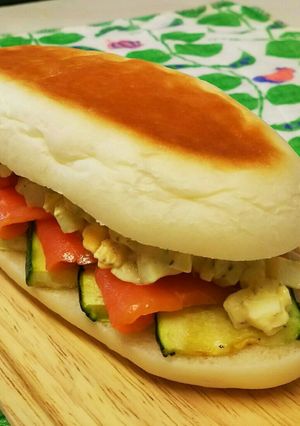 サーモンのタルタルサンド-レシピのメイン写真