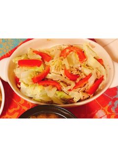 レンジで簡単♪キャベツとツナの温野菜✨-レシピのメイン写真